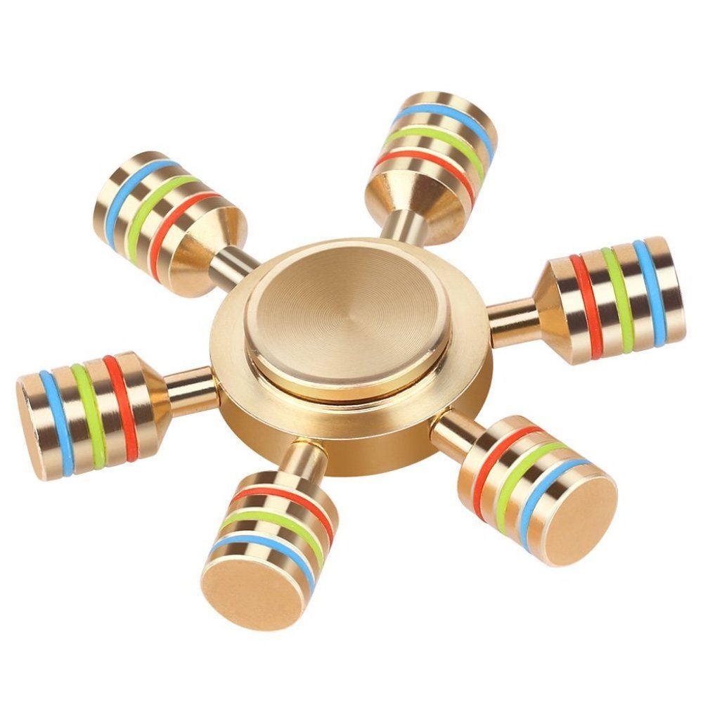 Metal heavy Fidget Spinner with black zipper case
